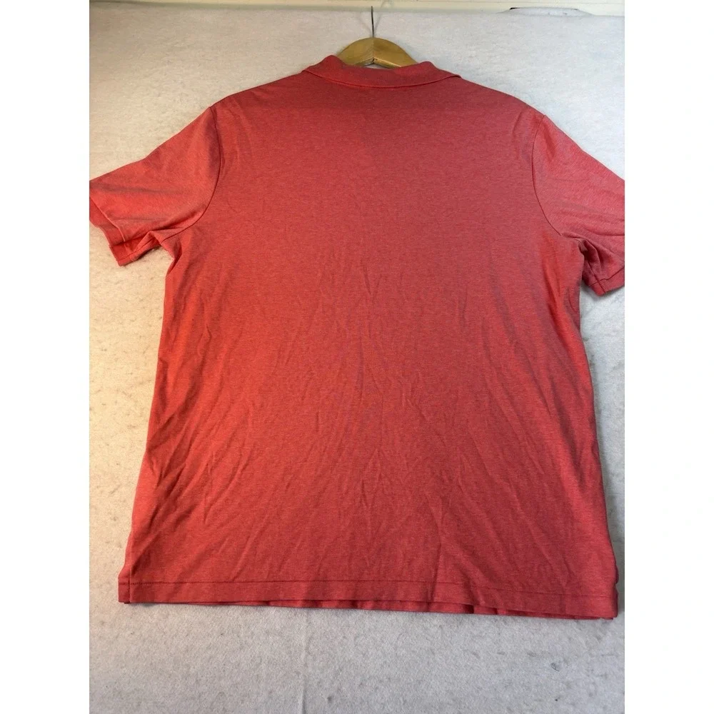 Polo Ralph Lauren Short Sleeve Collared Polo Shirt Size Large Coral Flesh Pony